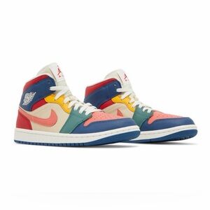 Air Jordan 1 Mid SE Multicolor